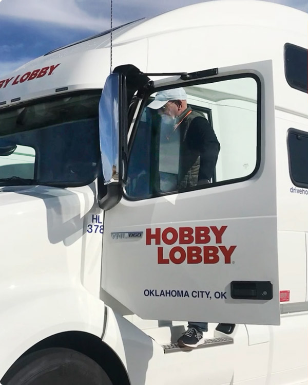 Hobby Lobby Truck Driver Image